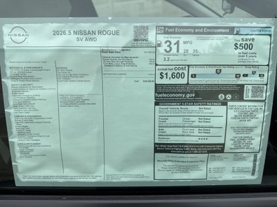 2026 Nissan Rogue SV