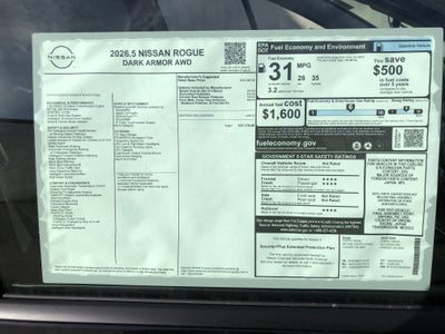 2026 Nissan Rogue Dark Armor