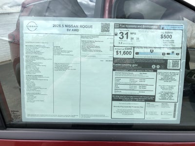 2026 Nissan Rogue SV
