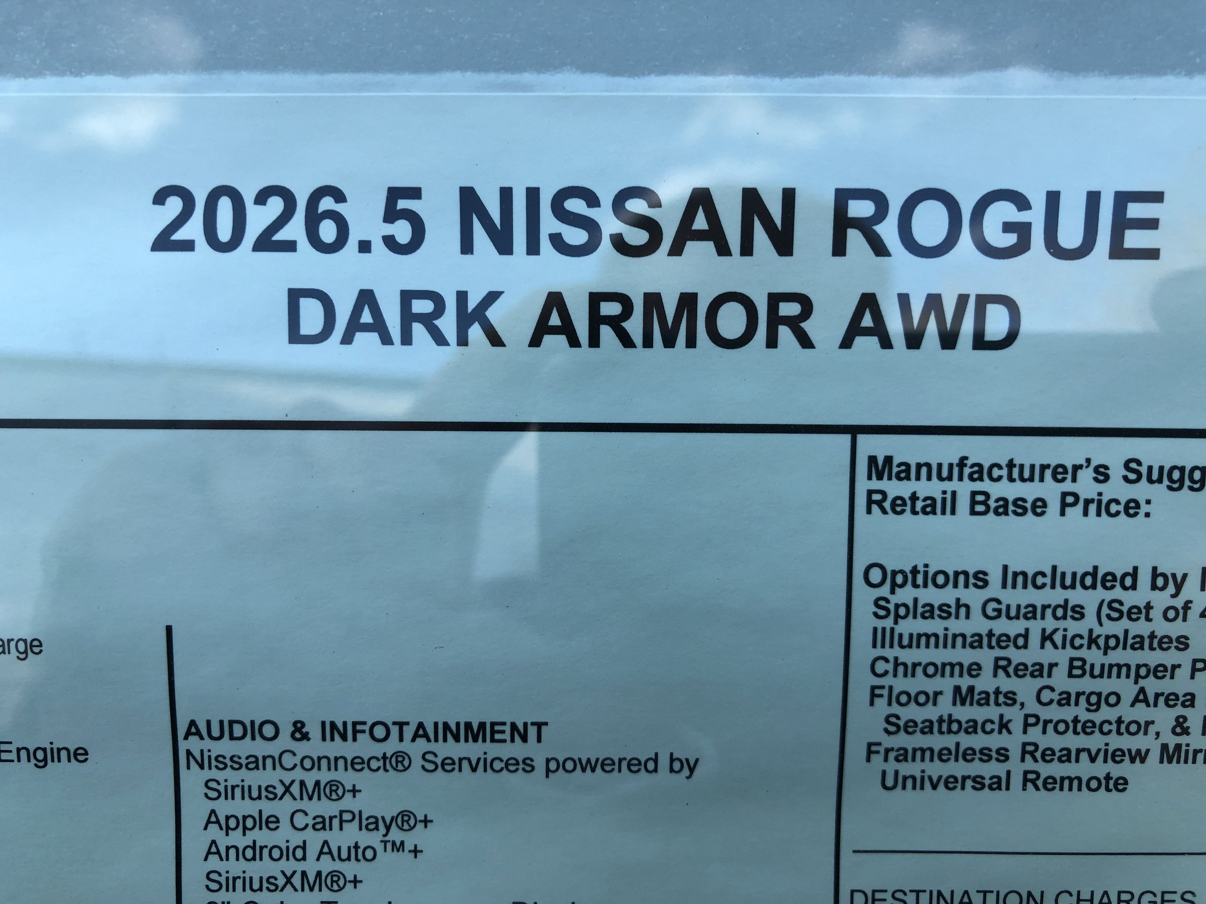 2026 Nissan Rogue Dark Armor