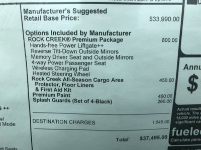 2026 Nissan Rogue Rock Creek