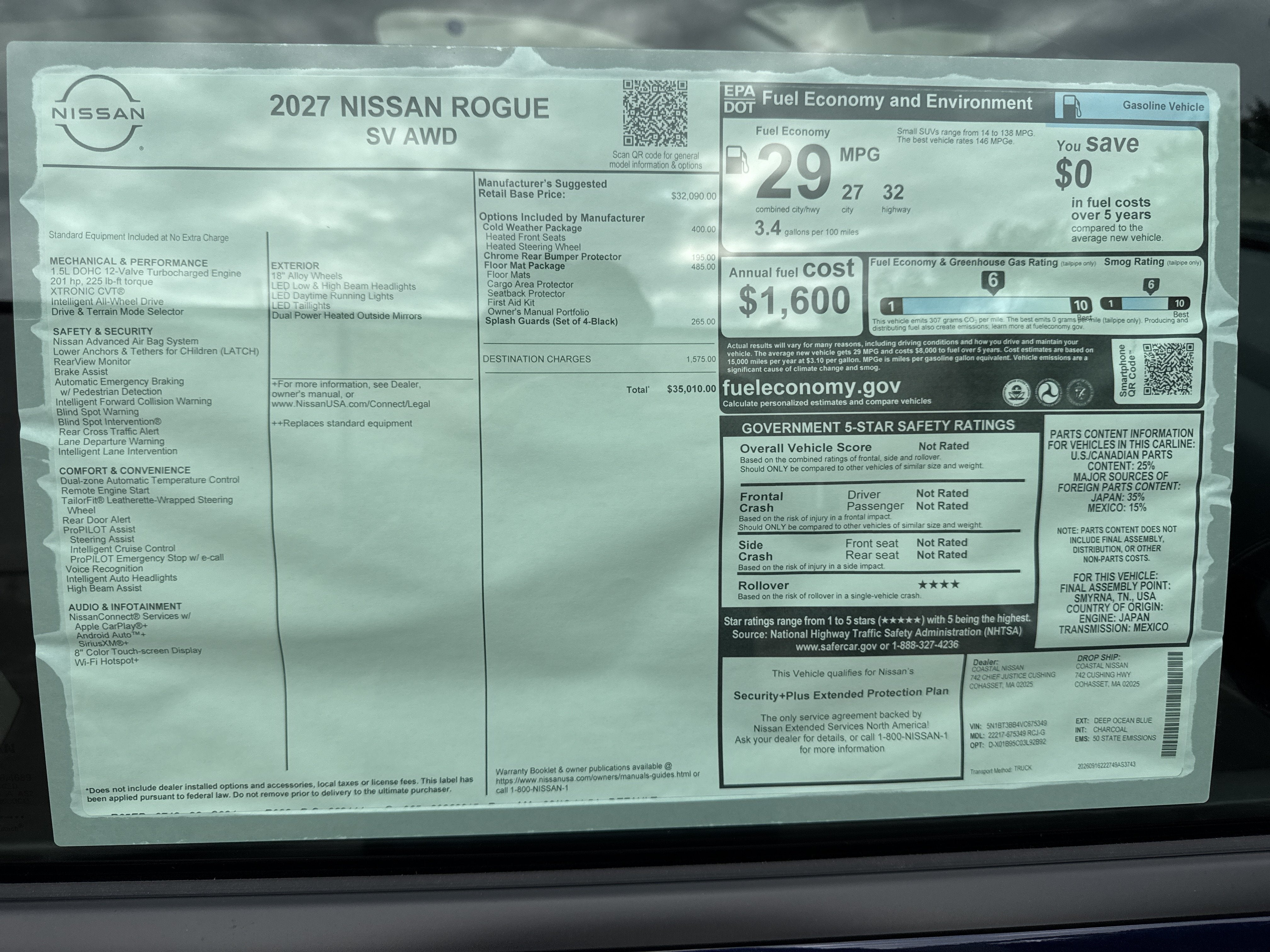 2027 Nissan Rogue SV