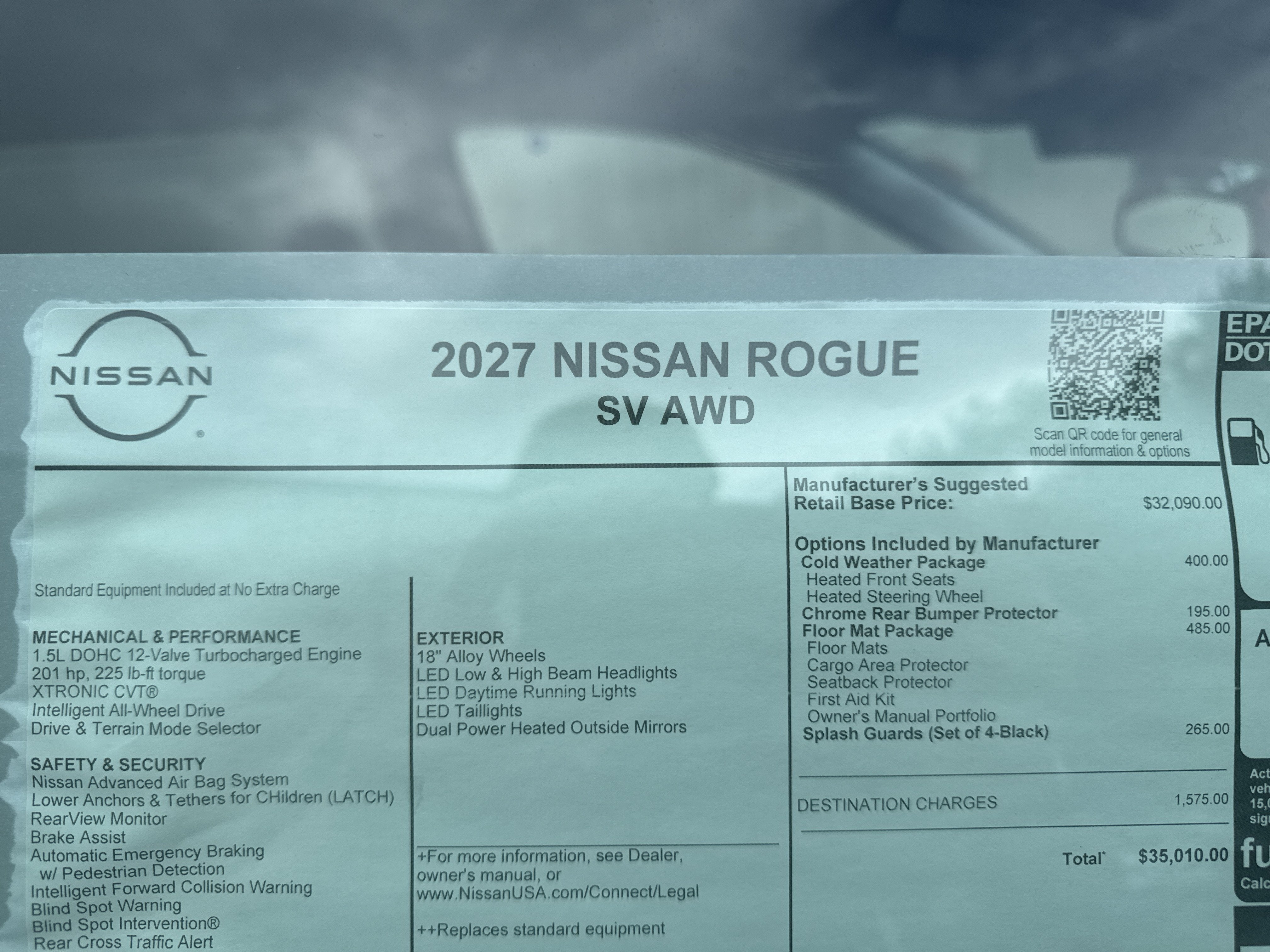 2027 Nissan Rogue SV