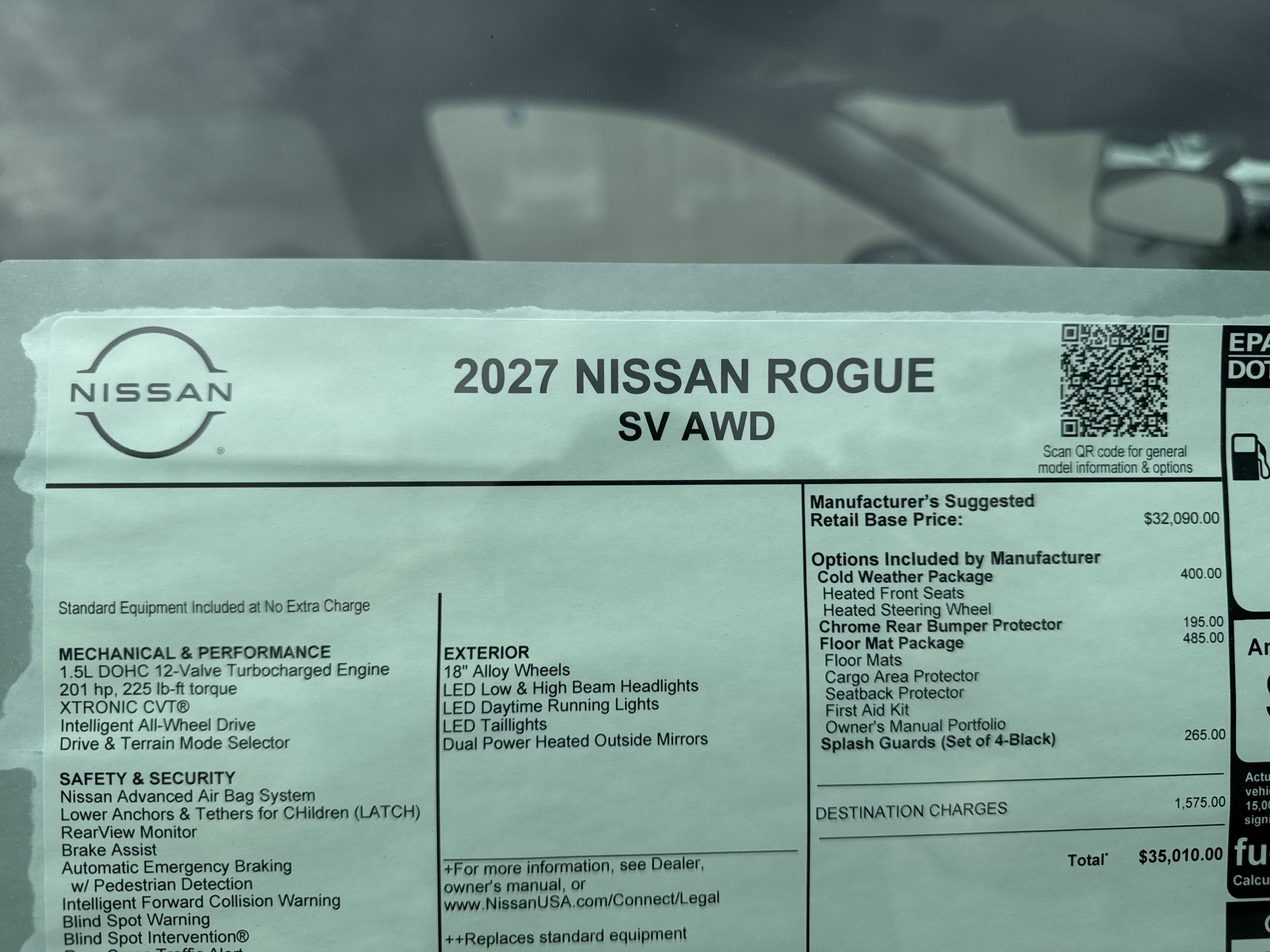2027 Nissan Rogue SV