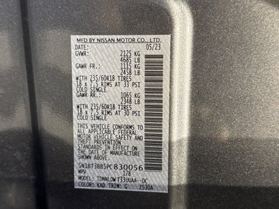 2023 Nissan Rogue SV W/Premium Package