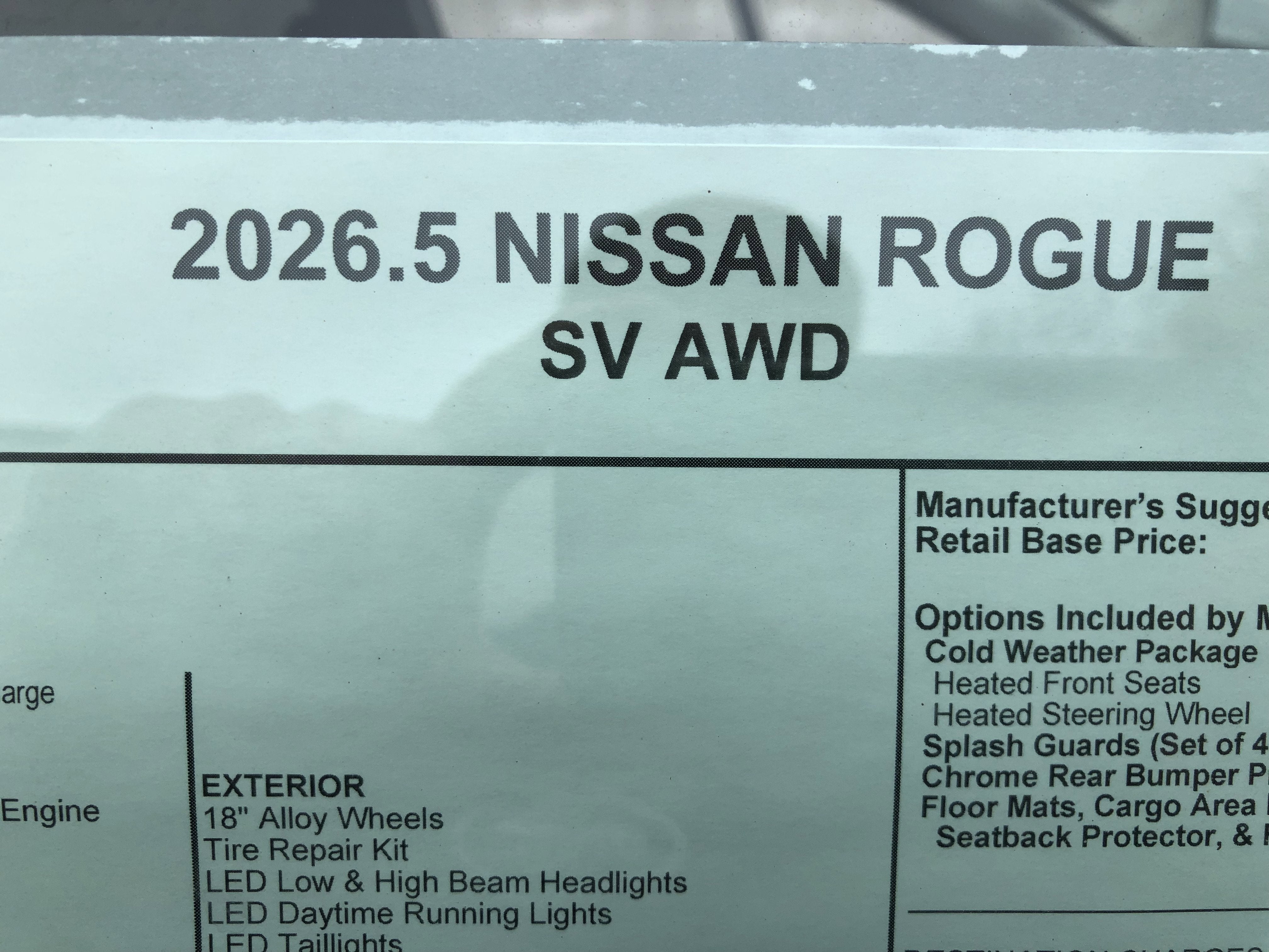 2026 Nissan Rogue SV