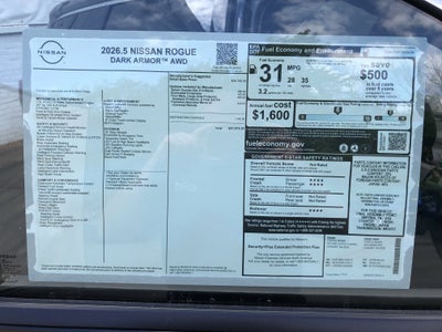 2026 Nissan Rogue Dark Armor
