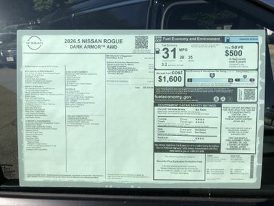2026 Nissan Rogue Dark Armor