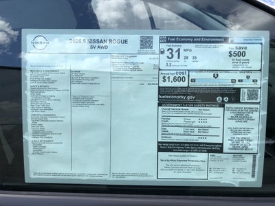 2026 Nissan Rogue SV