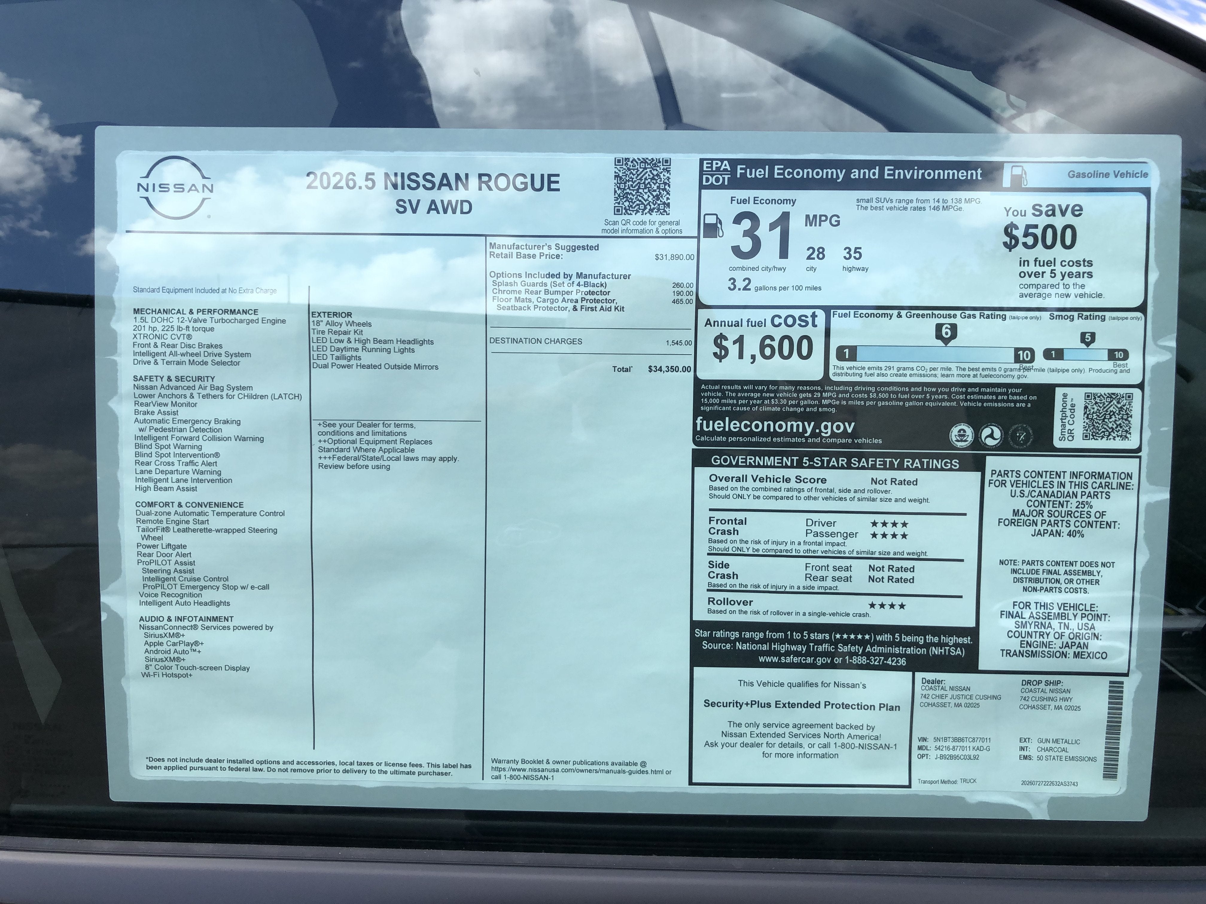 2026 Nissan Rogue SV