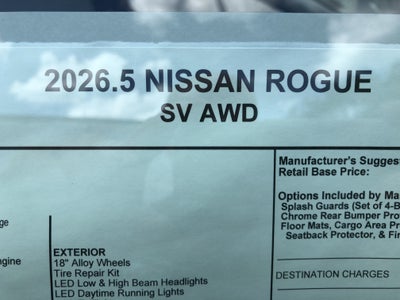 2026 Nissan Rogue SV
