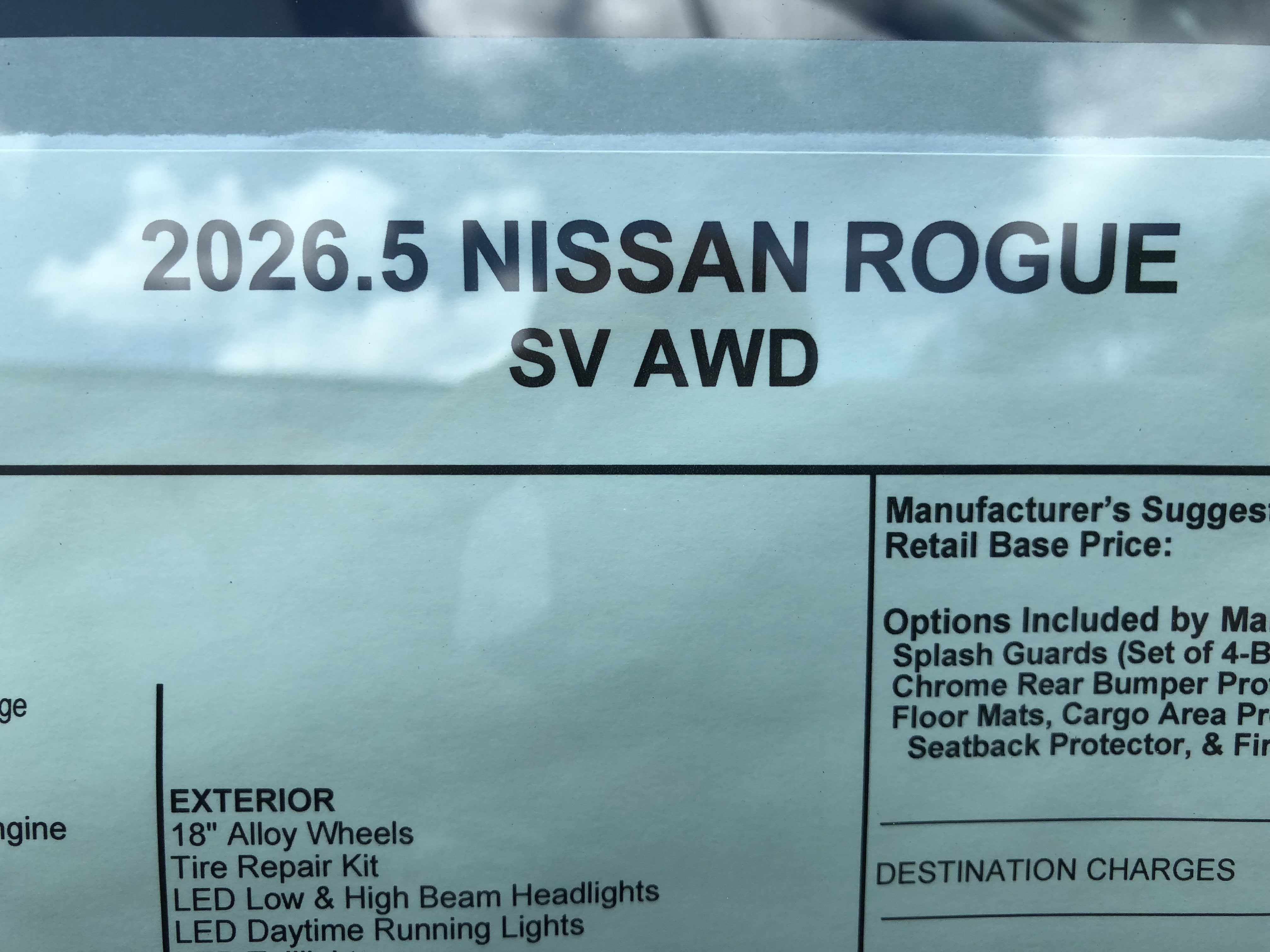 2026 Nissan Rogue SV