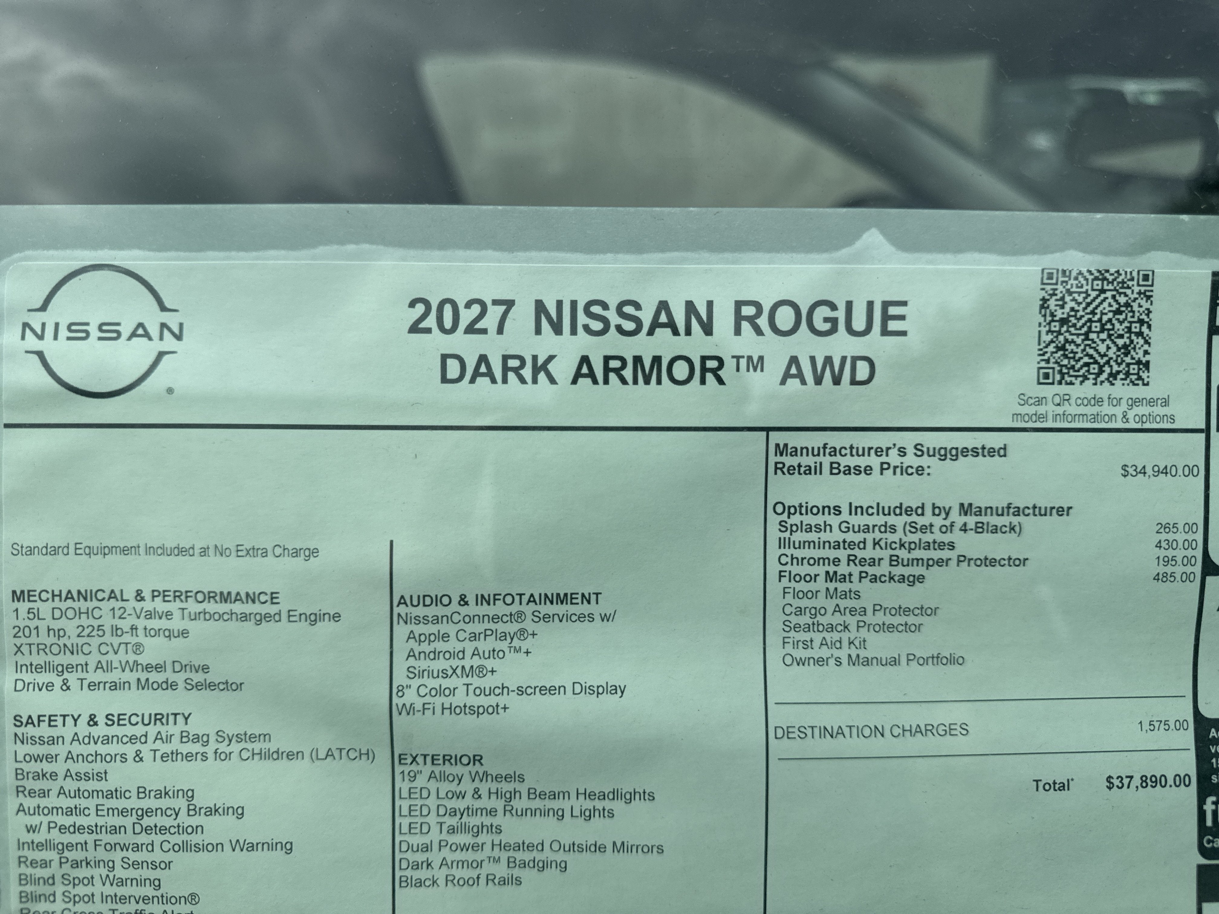 2027 Nissan Rogue Dark Armor