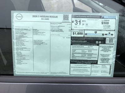 2026 Nissan Rogue SV