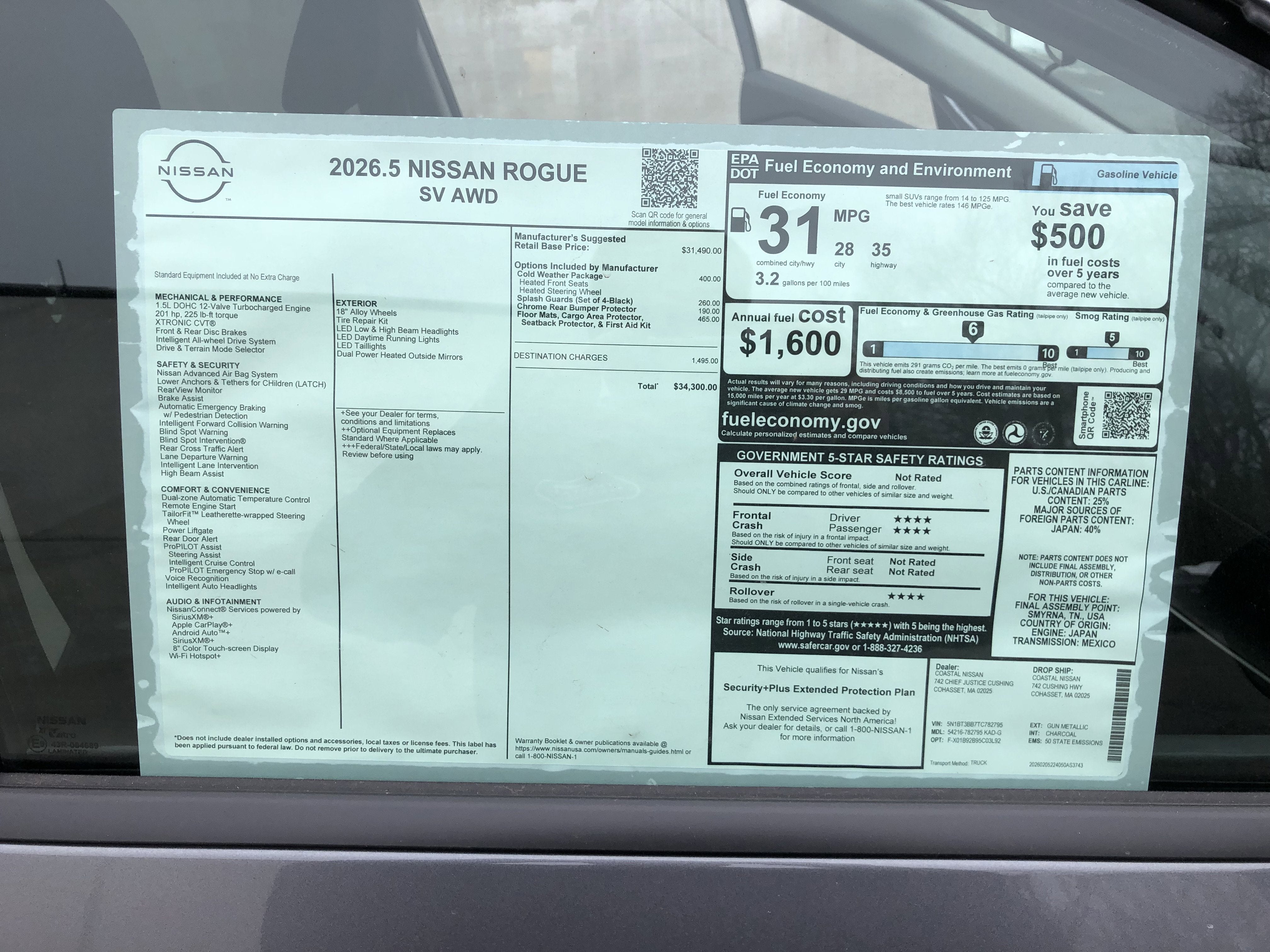 2026 Nissan Rogue SV