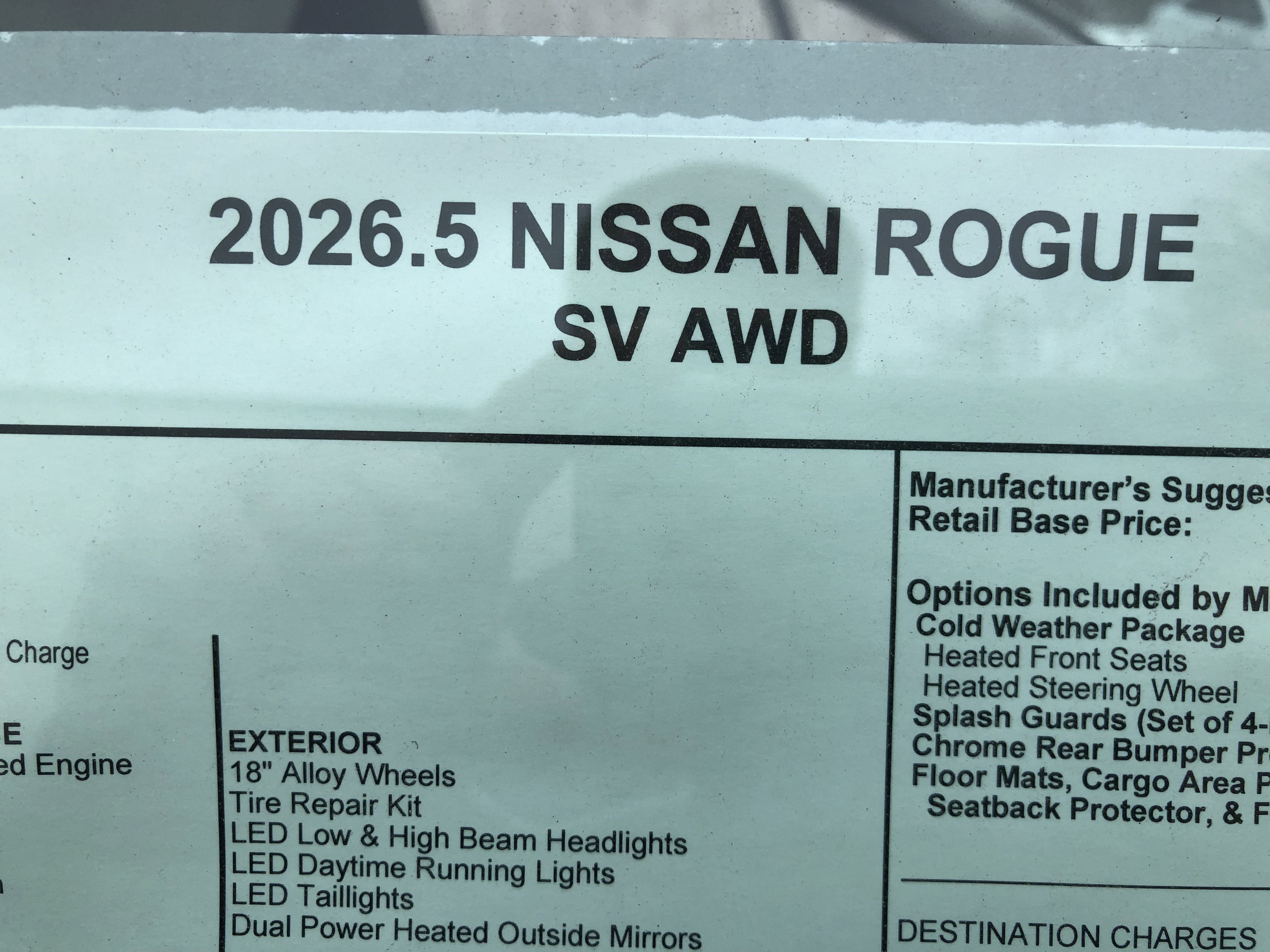 2026 Nissan Rogue SV