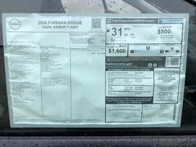 2026 Nissan Rogue Dark Armor