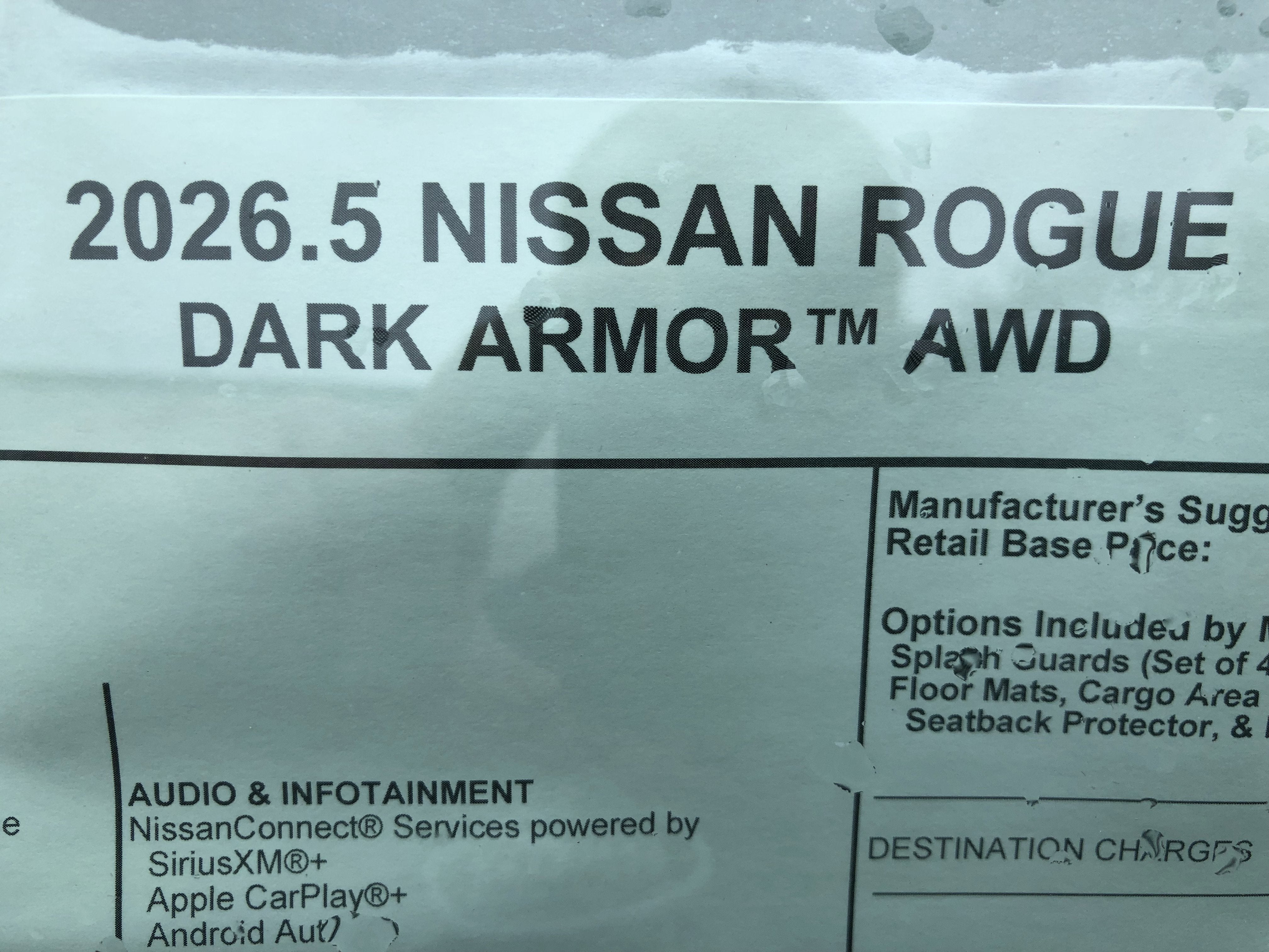 2026 Nissan Rogue Dark Armor