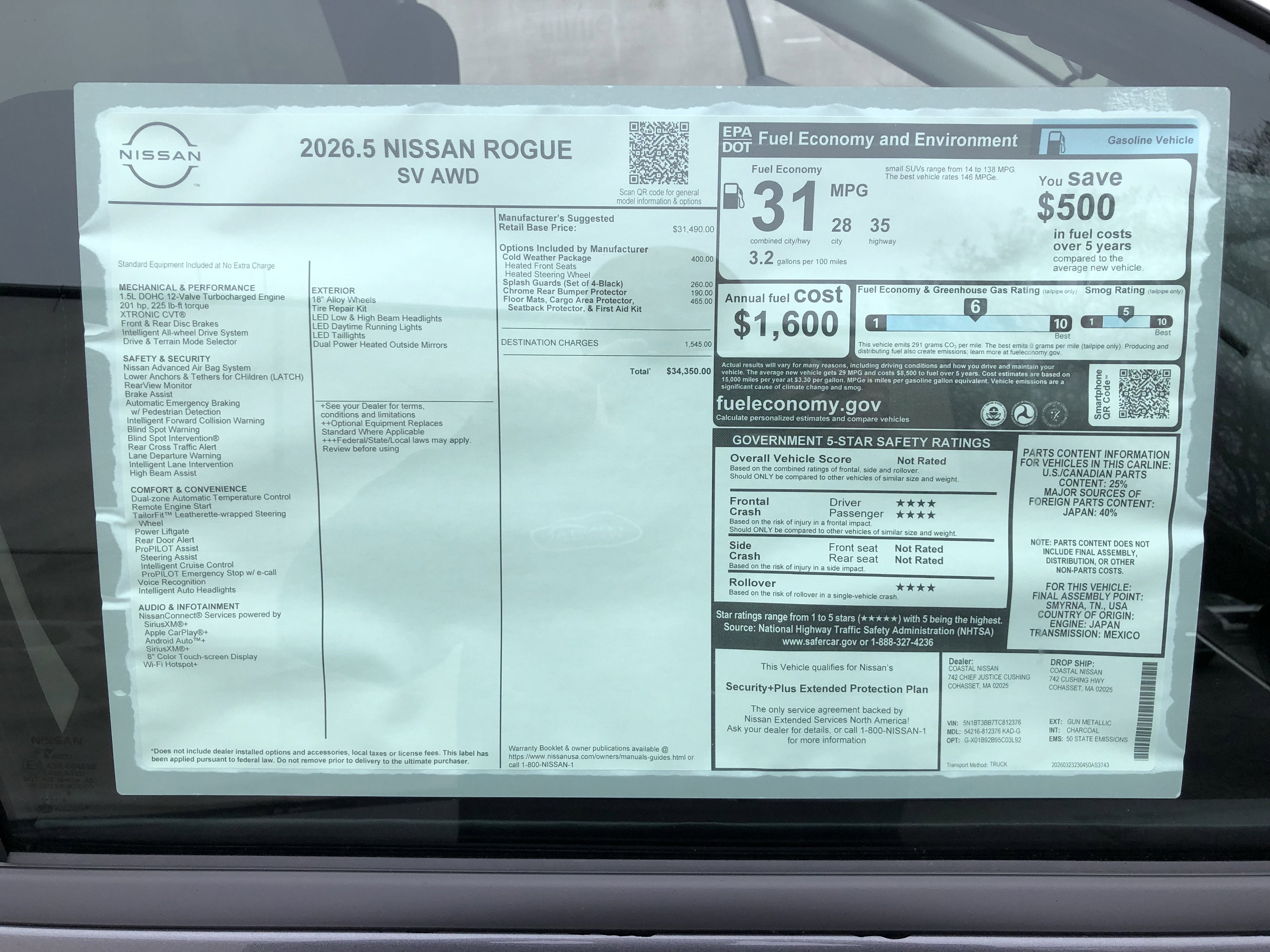 2026 Nissan Rogue SV