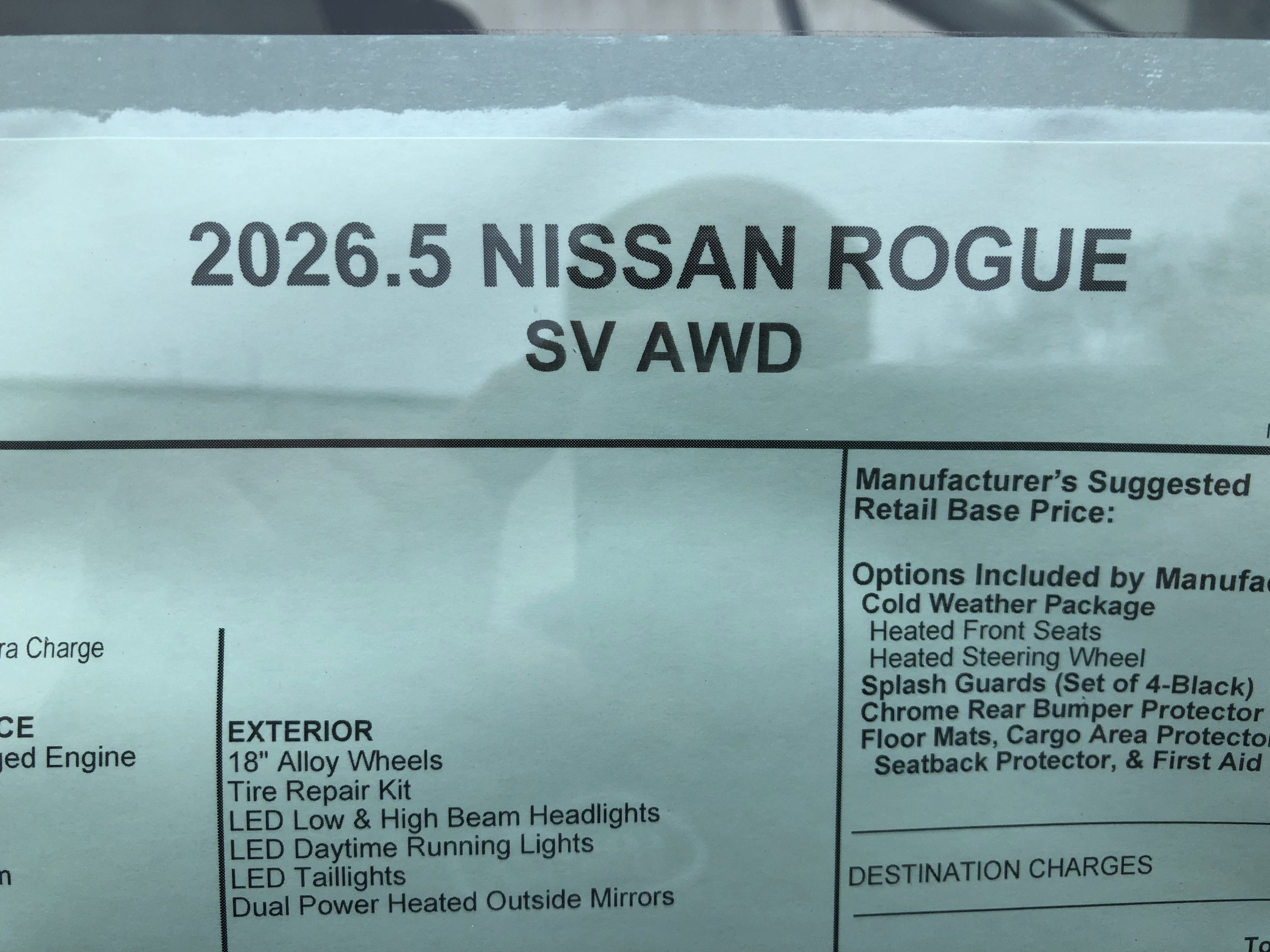 2026 Nissan Rogue SV
