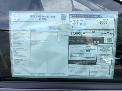 2026 Nissan Rogue SV