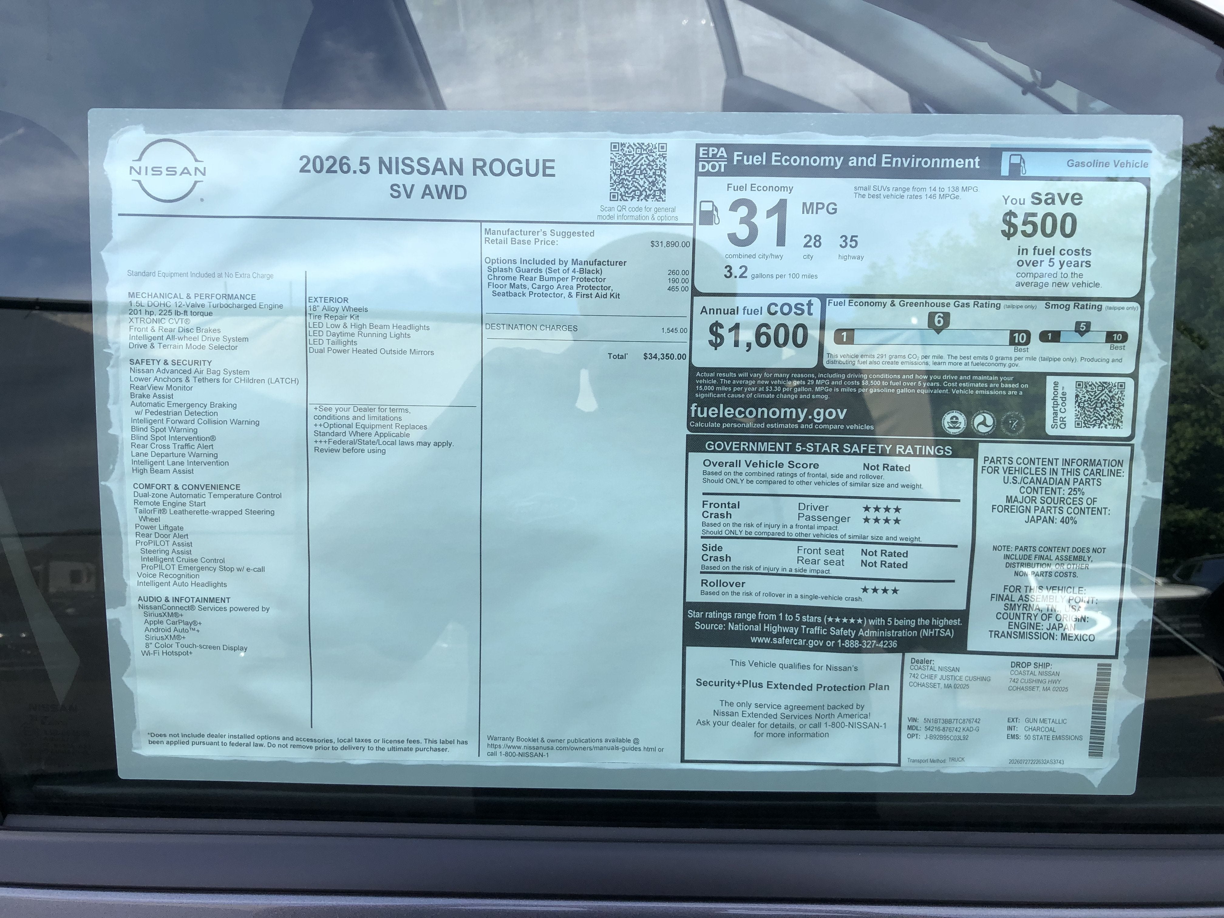 2026 Nissan Rogue SV