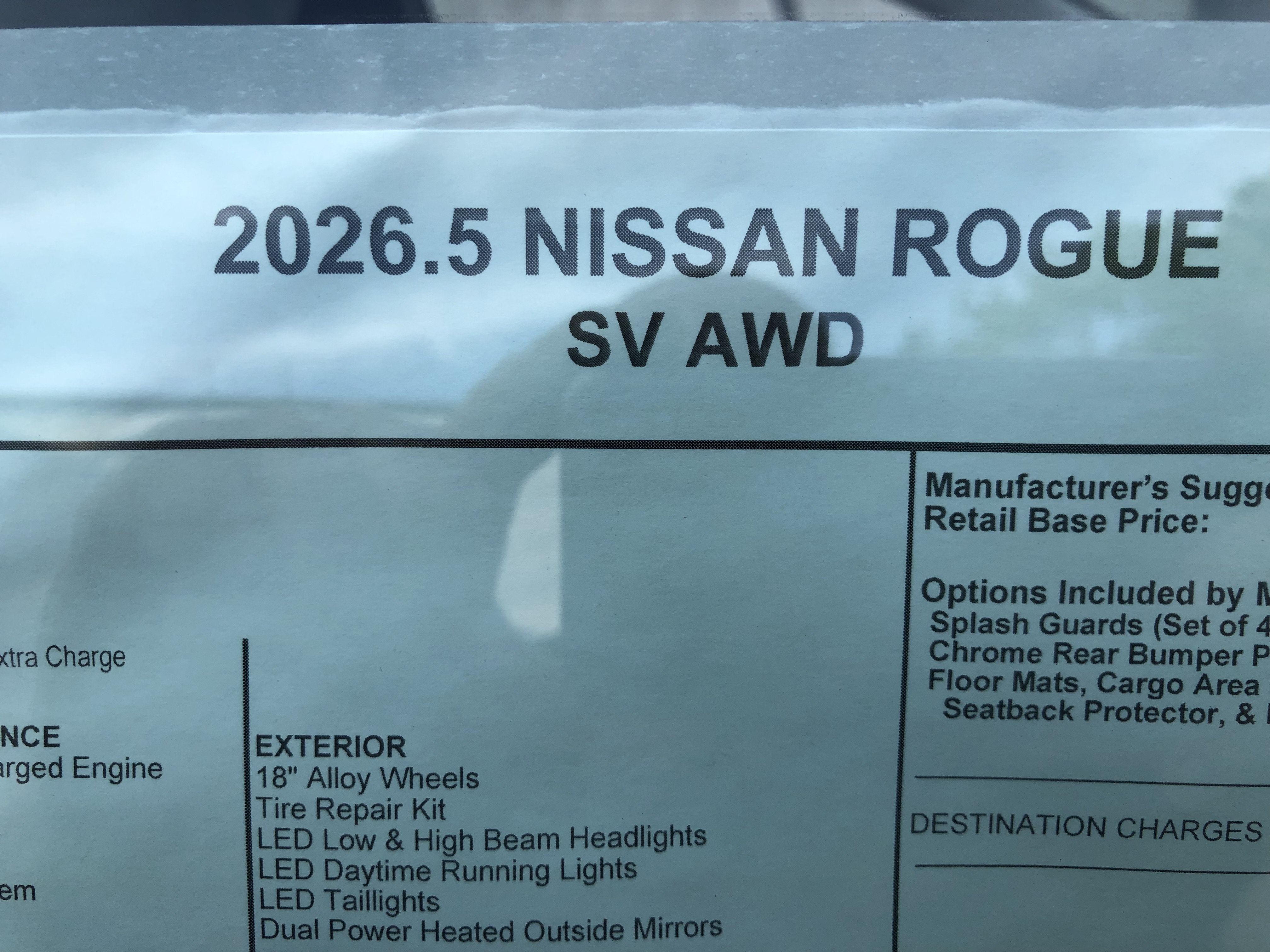 2026 Nissan Rogue SV