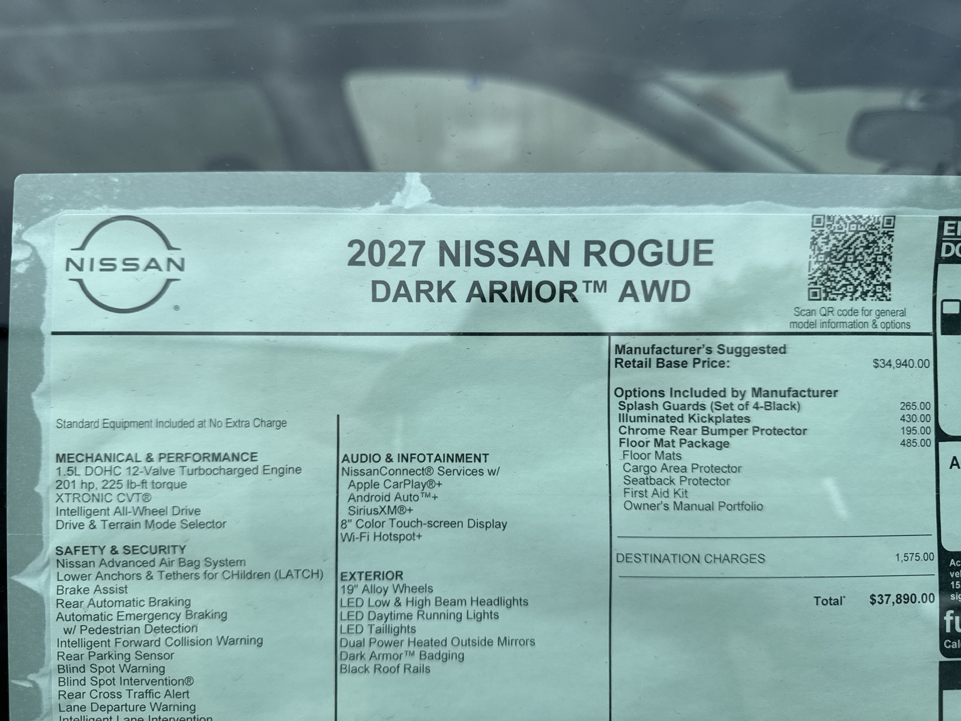 2027 Nissan Rogue Dark Armor