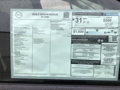 2026 Nissan Rogue SV