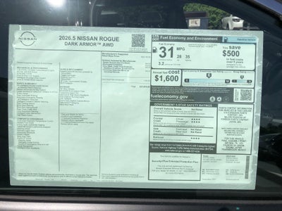 2026 Nissan Rogue Dark Armor
