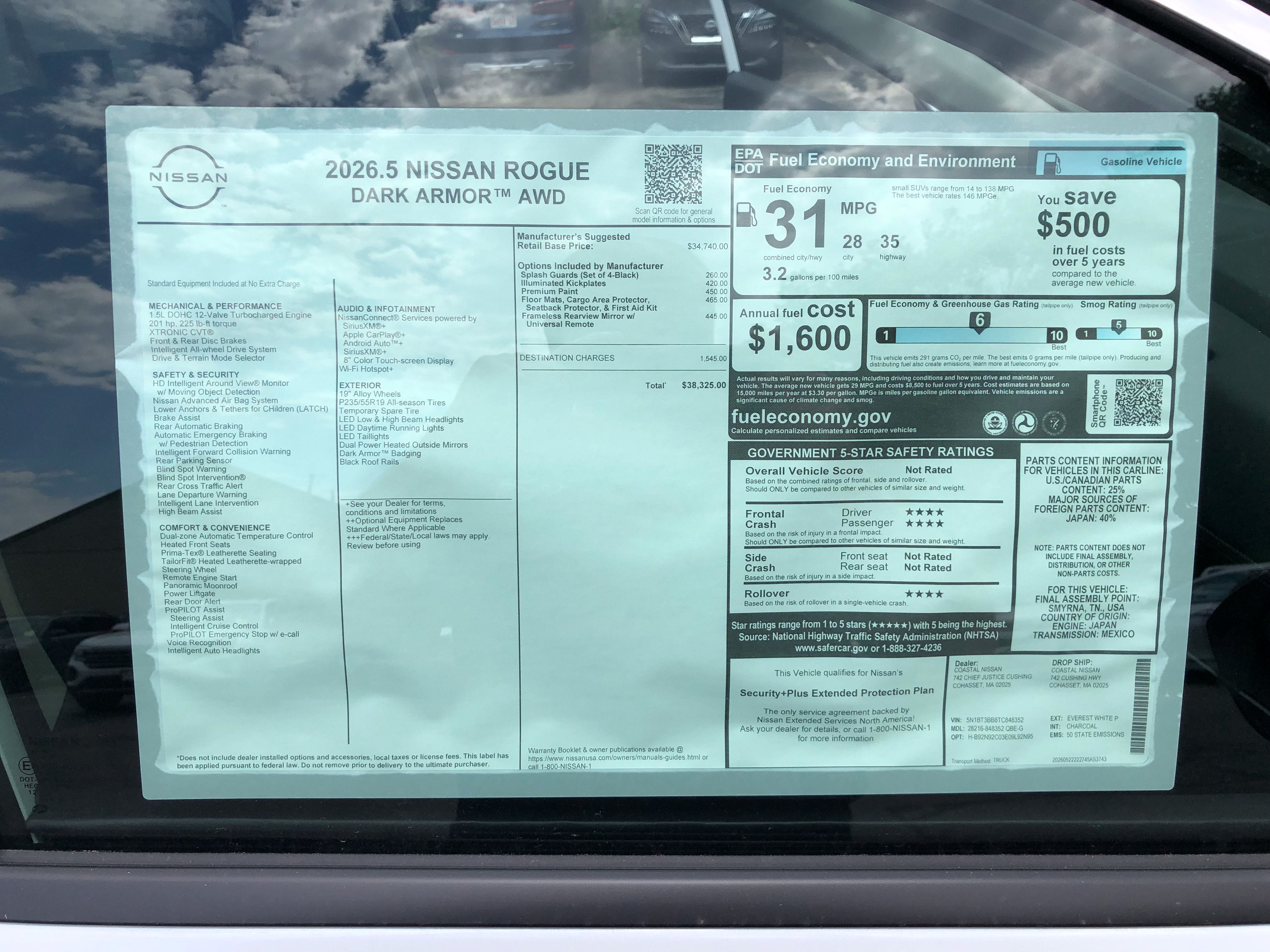 2026 Nissan Rogue Dark Armor