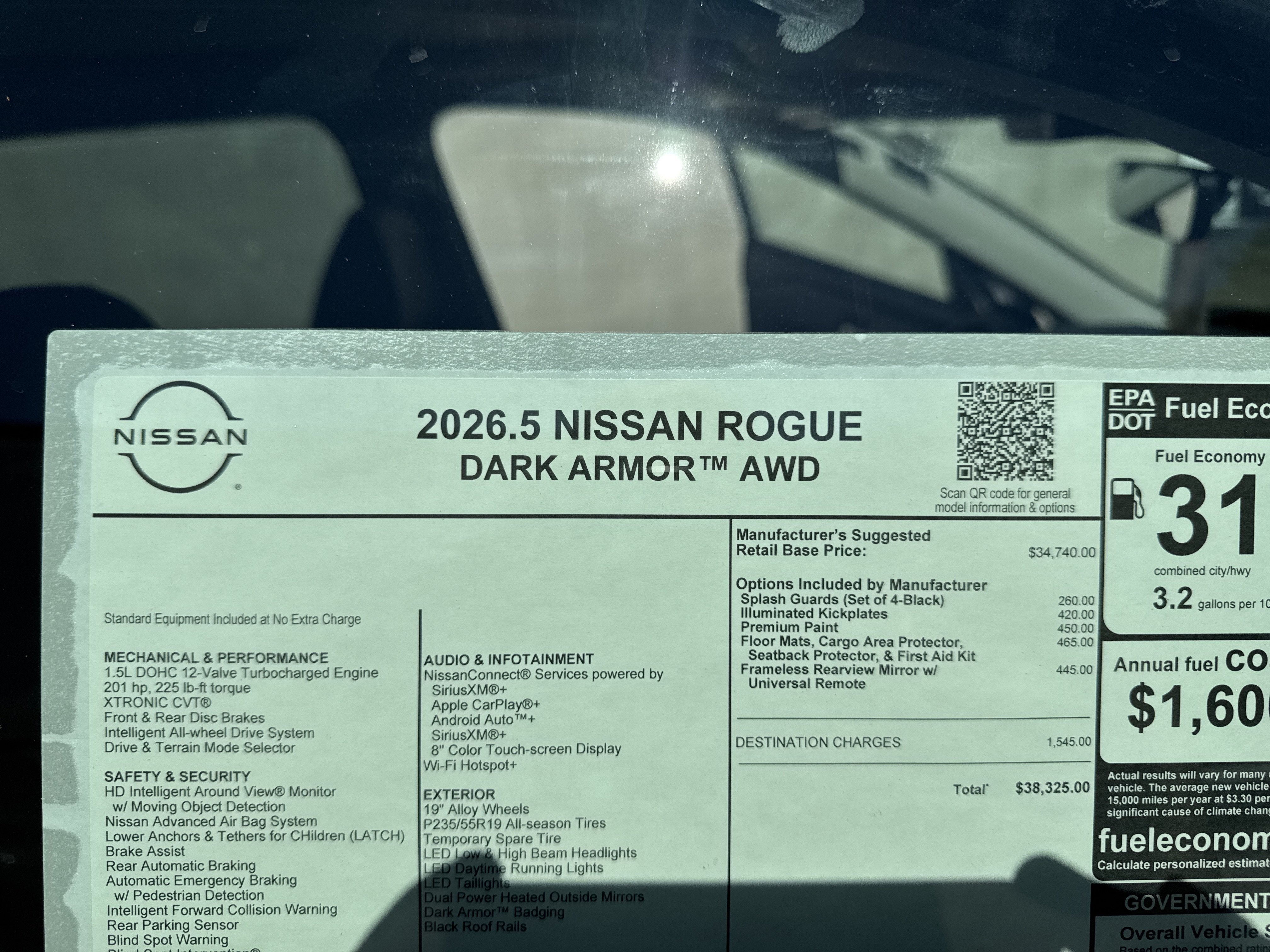 2026 Nissan Rogue Dark Armor