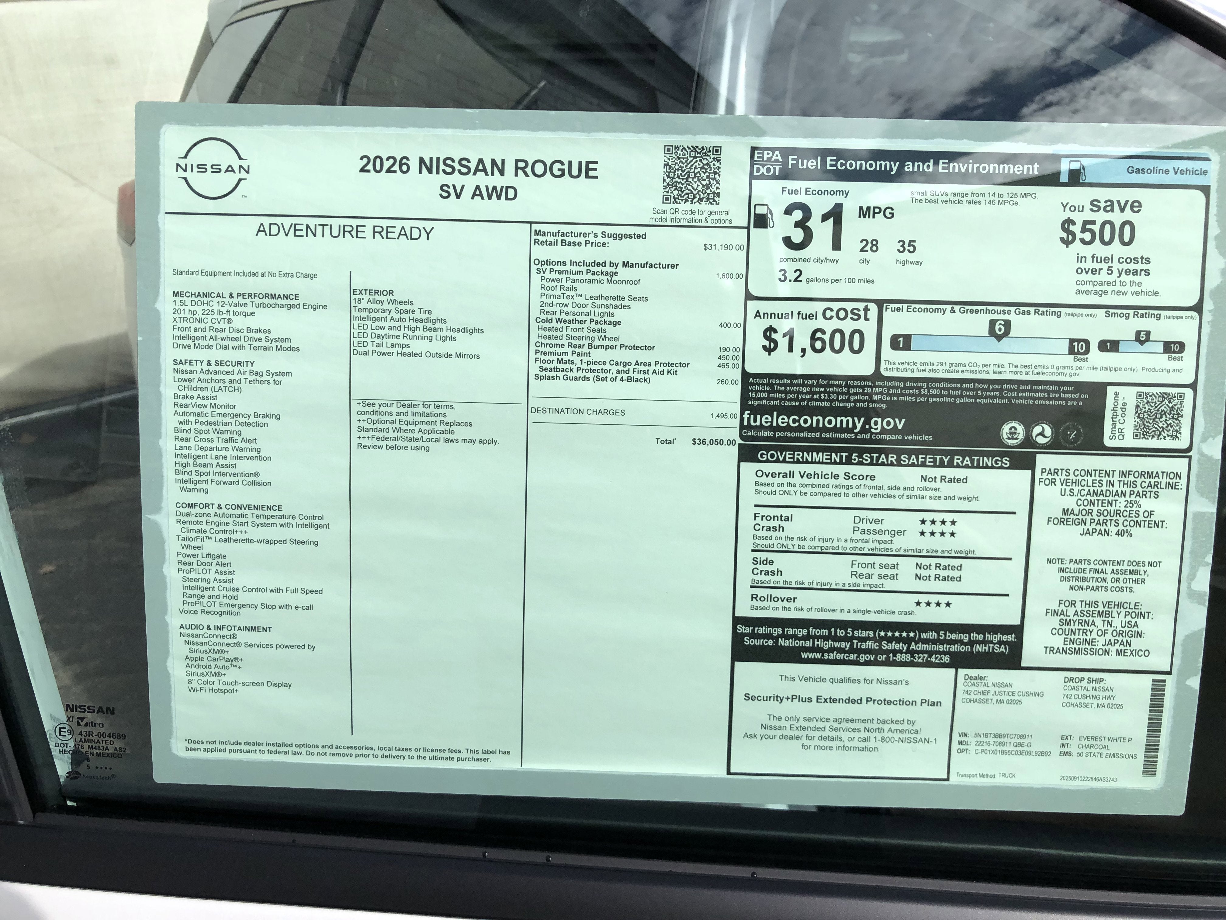 2026 Nissan Rogue SV