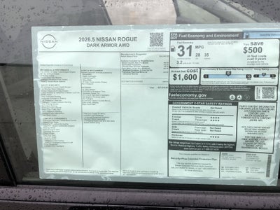 2026 Nissan Rogue Dark Armor