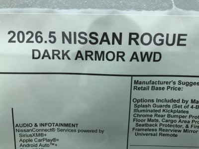 2026 Nissan Rogue Dark Armor