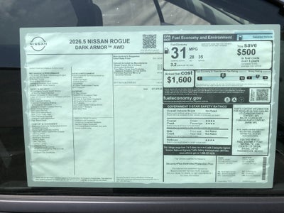 2026 Nissan Rogue Dark Armor