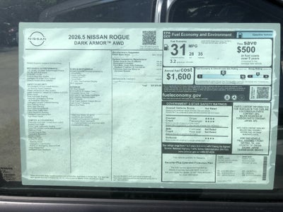 2026 Nissan Rogue Dark Armor
