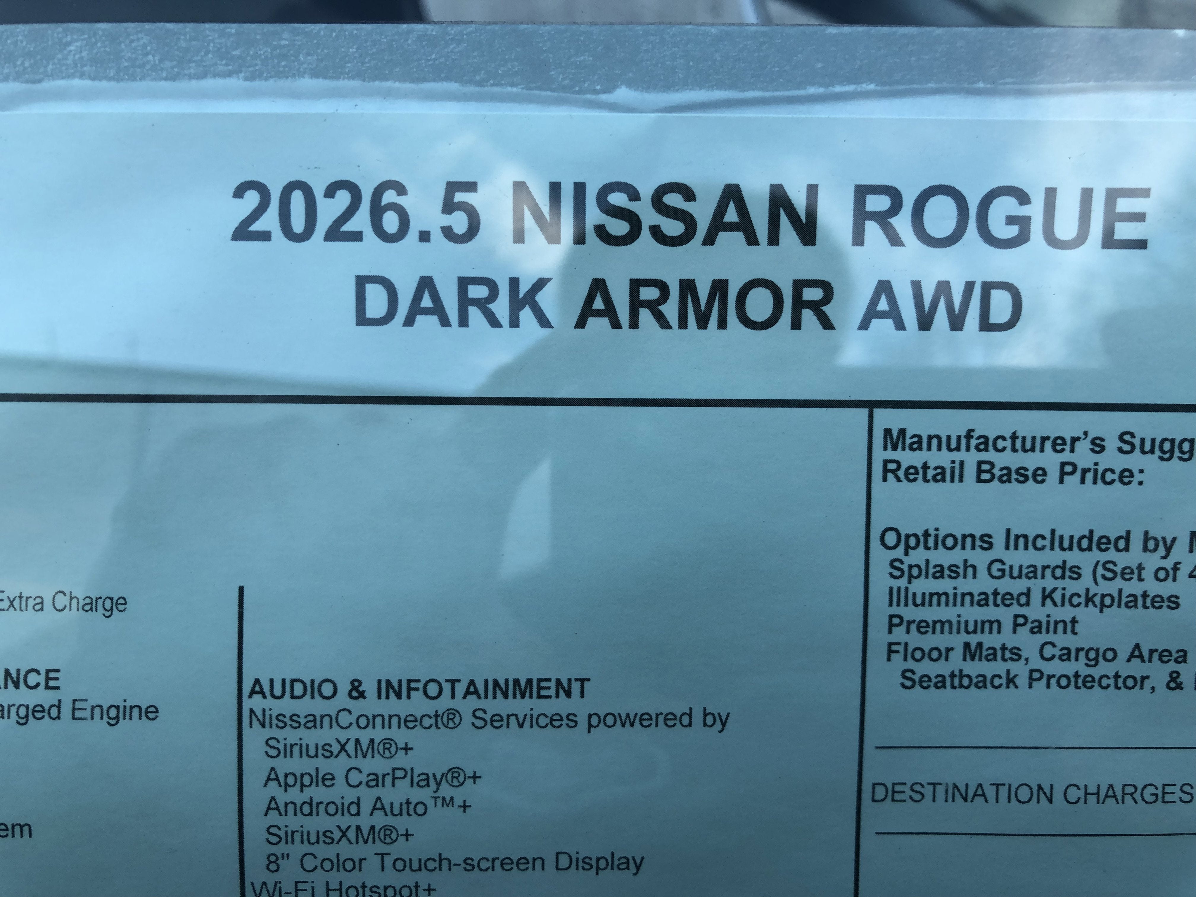 2026 Nissan Rogue Dark Armor
