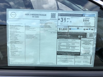 2026 Nissan Rogue SV