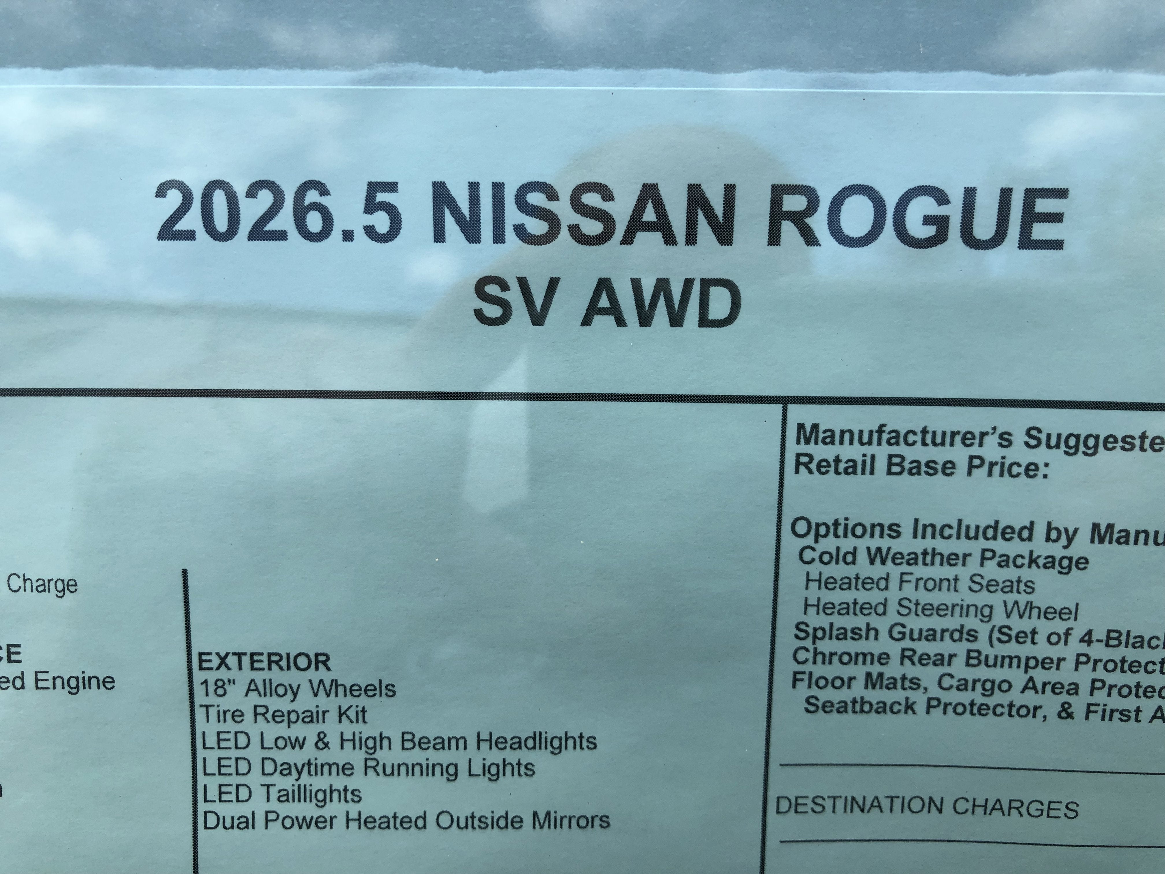 2026 Nissan Rogue SV