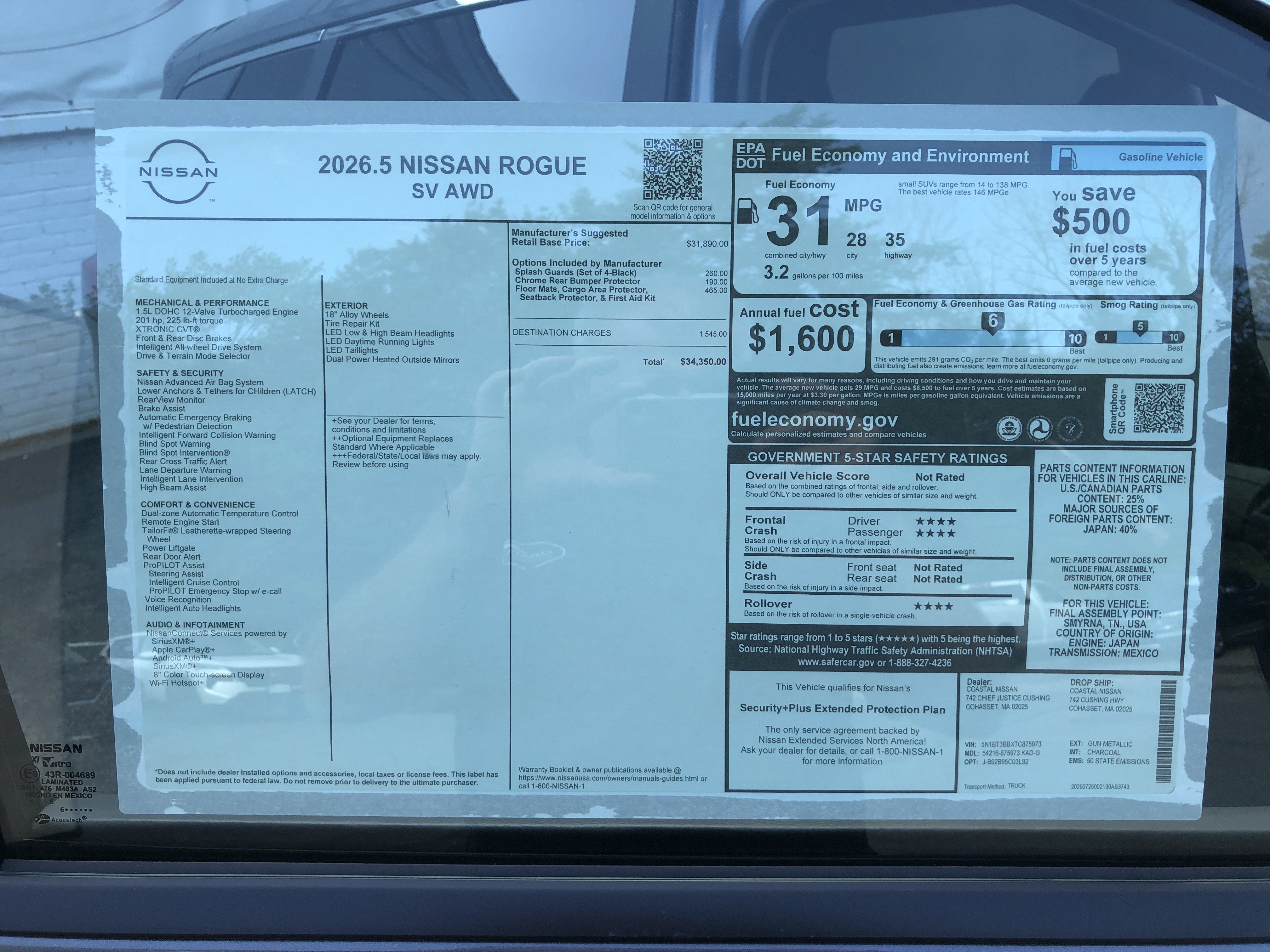 2026 Nissan Rogue SV