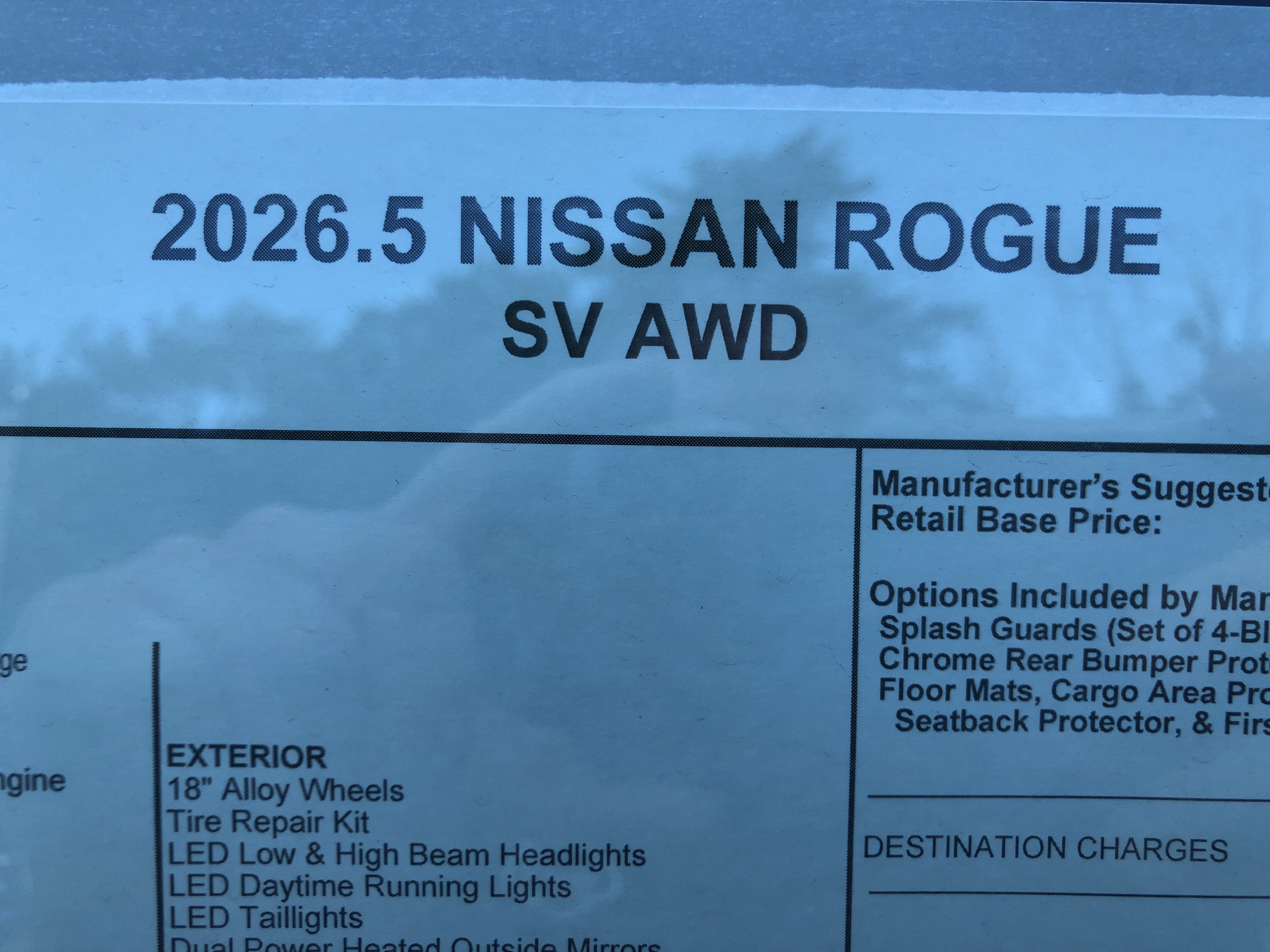 2026 Nissan Rogue SV