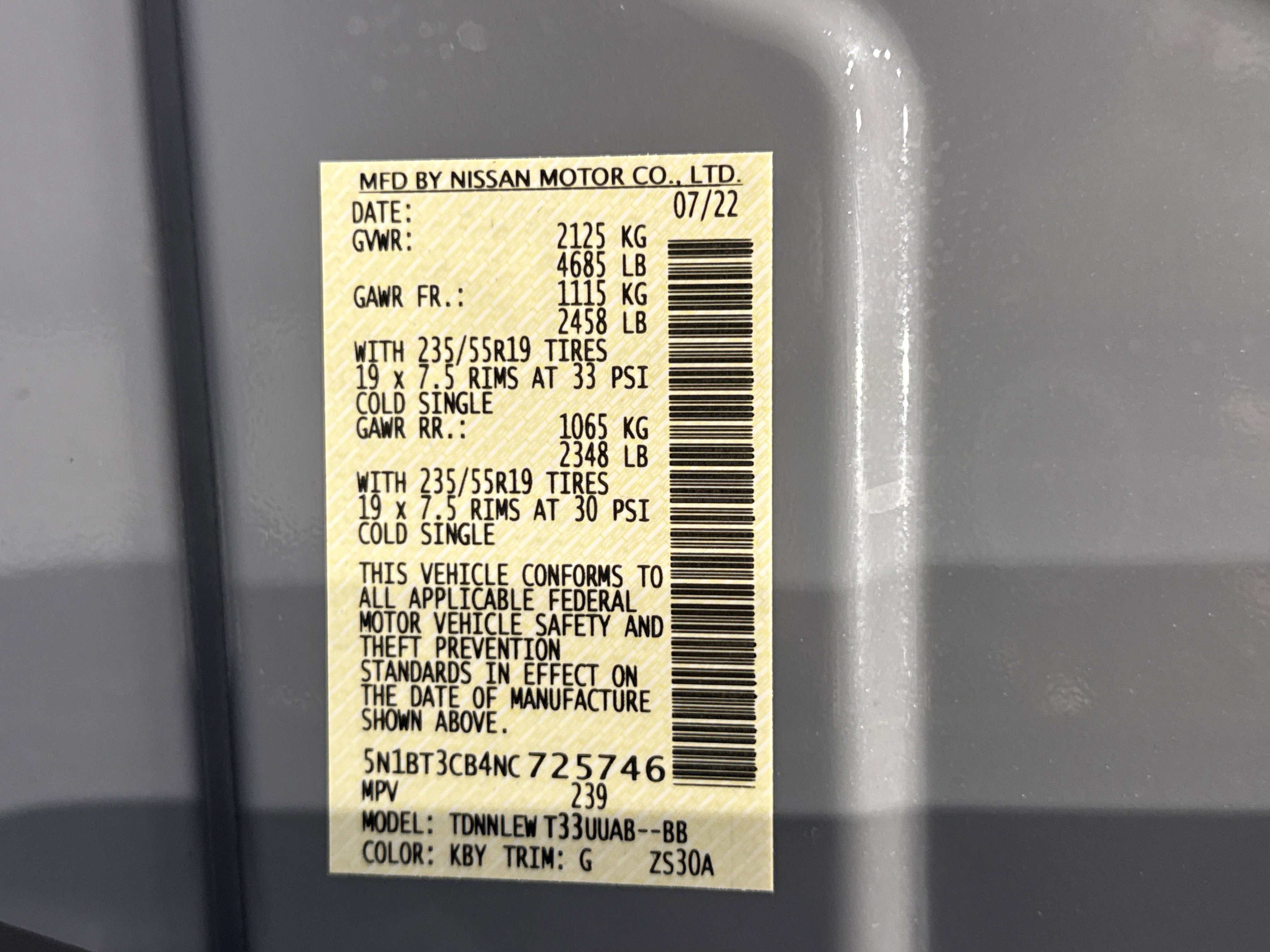 2022 Nissan Rogue SL W/Premium Package