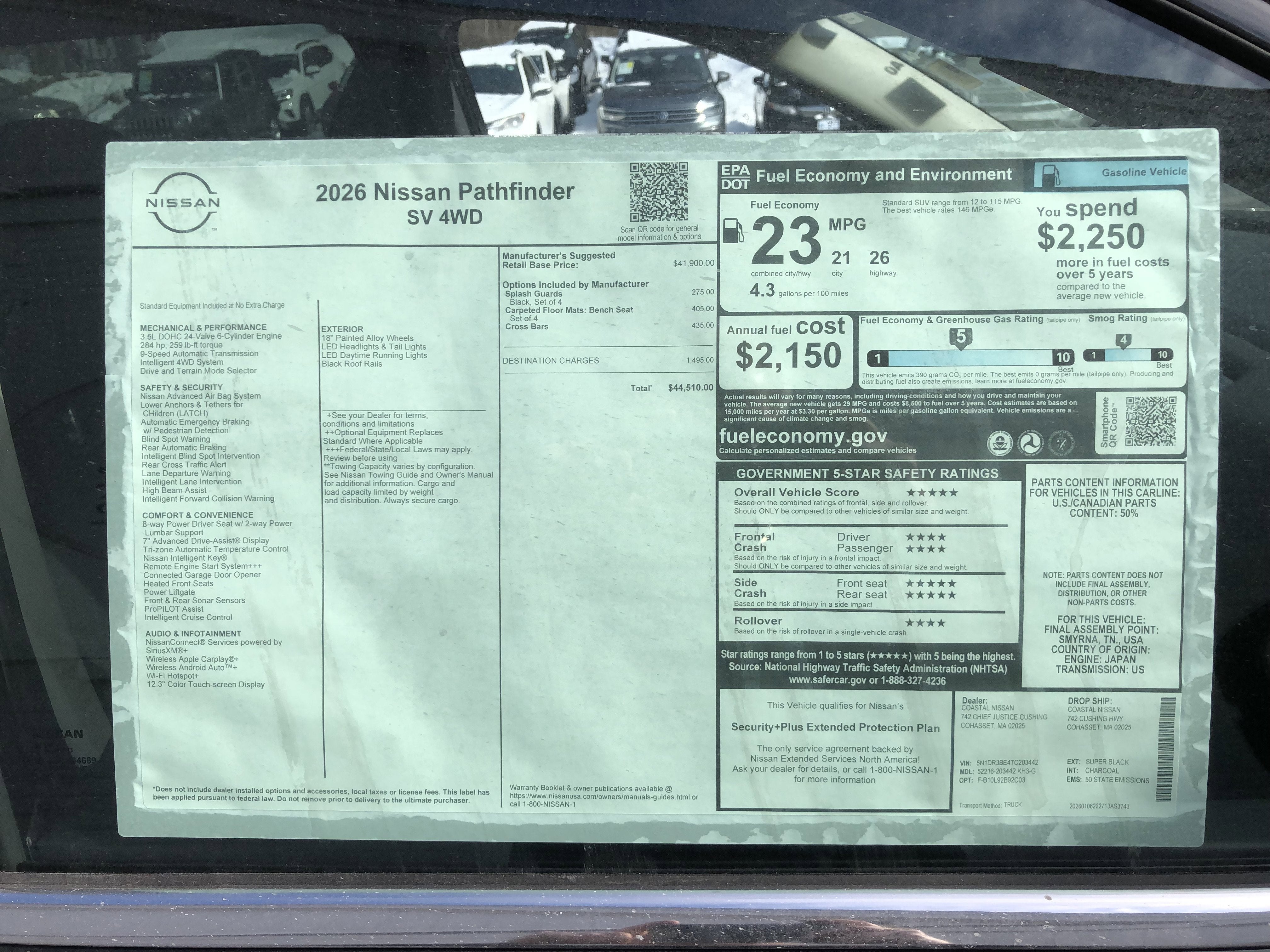 2026 Nissan Pathfinder SV