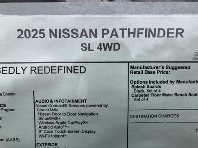 2025 Nissan Pathfinder SL