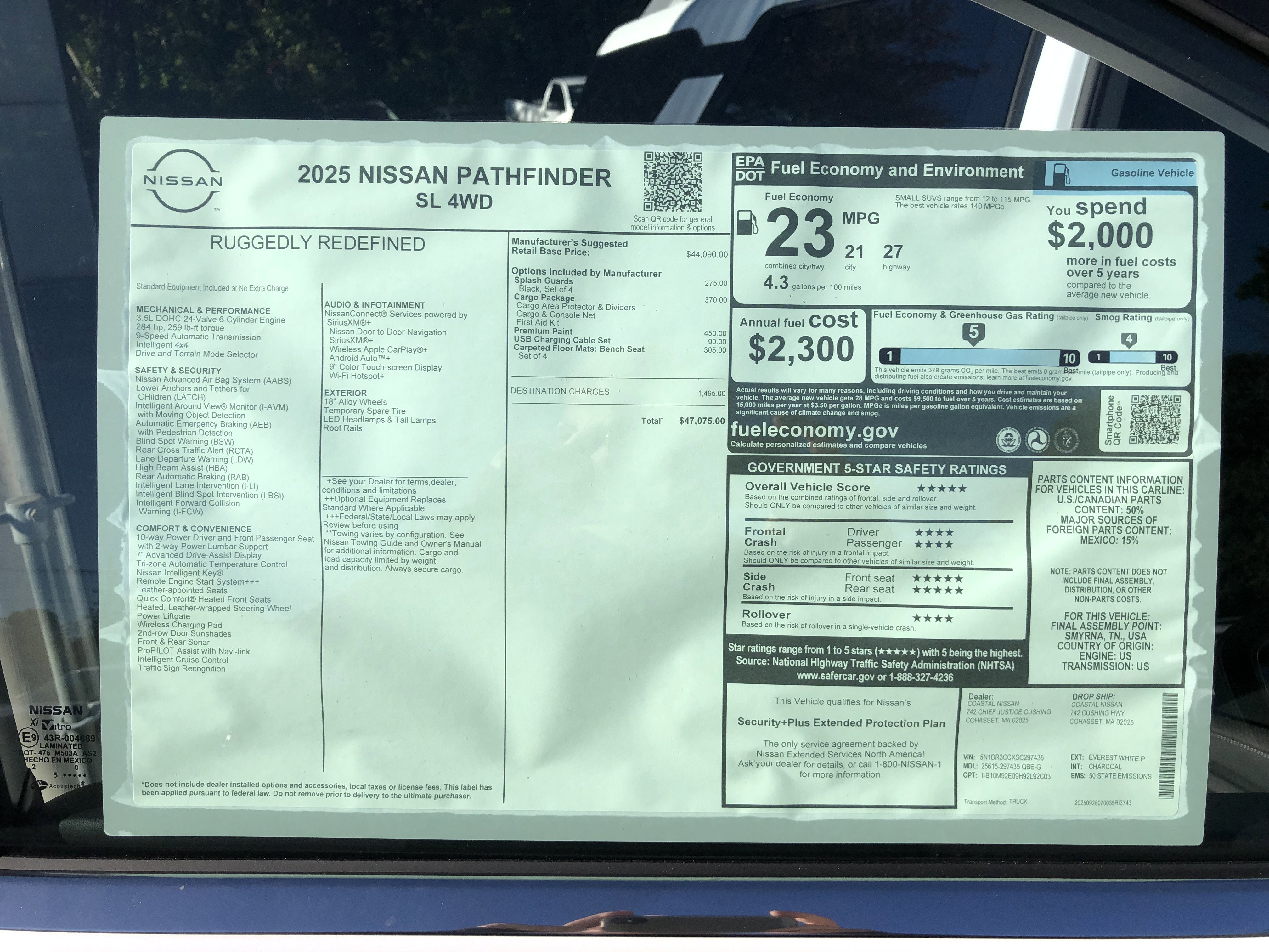 2025 Nissan Pathfinder SL