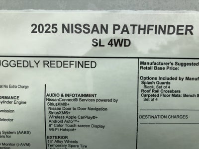 2025 Nissan Pathfinder SL