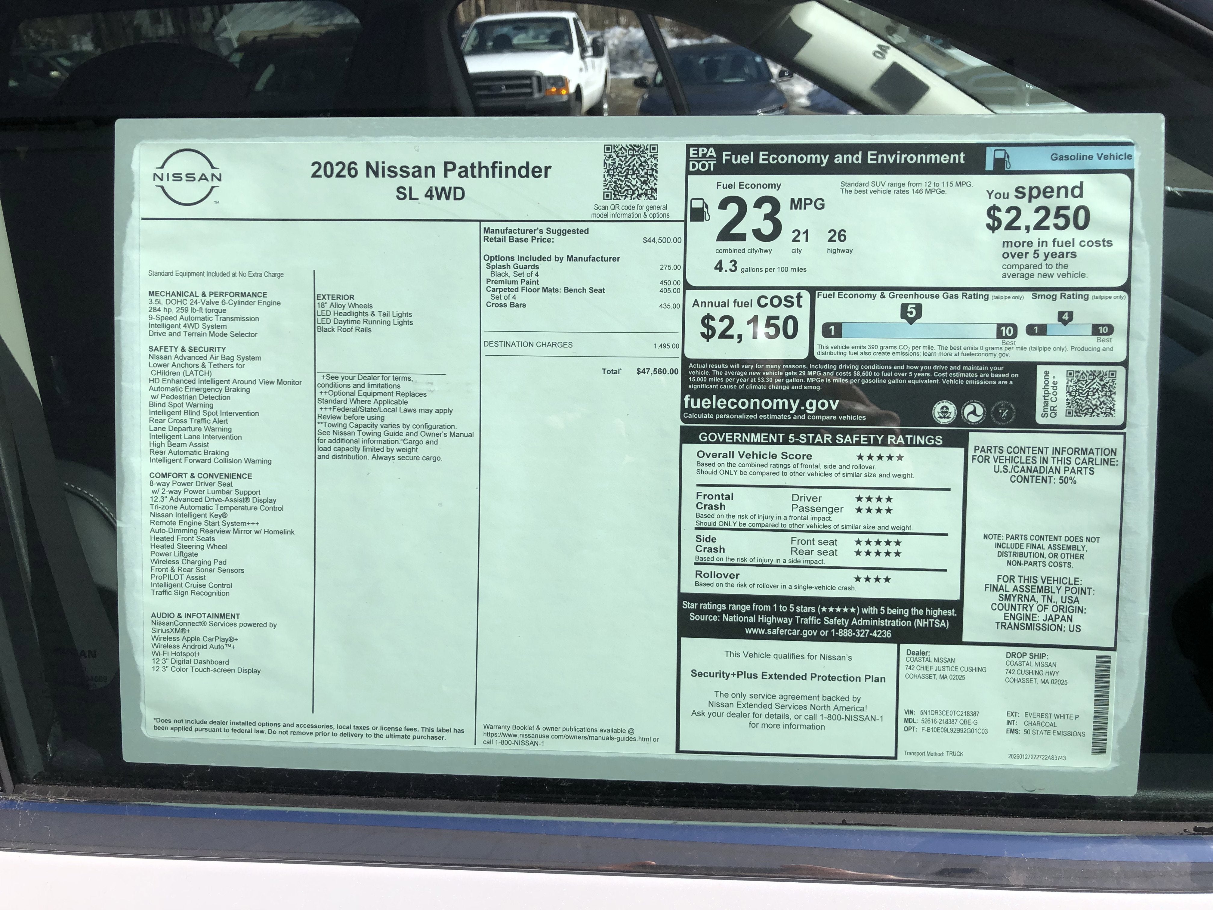 2026 Nissan Pathfinder SL