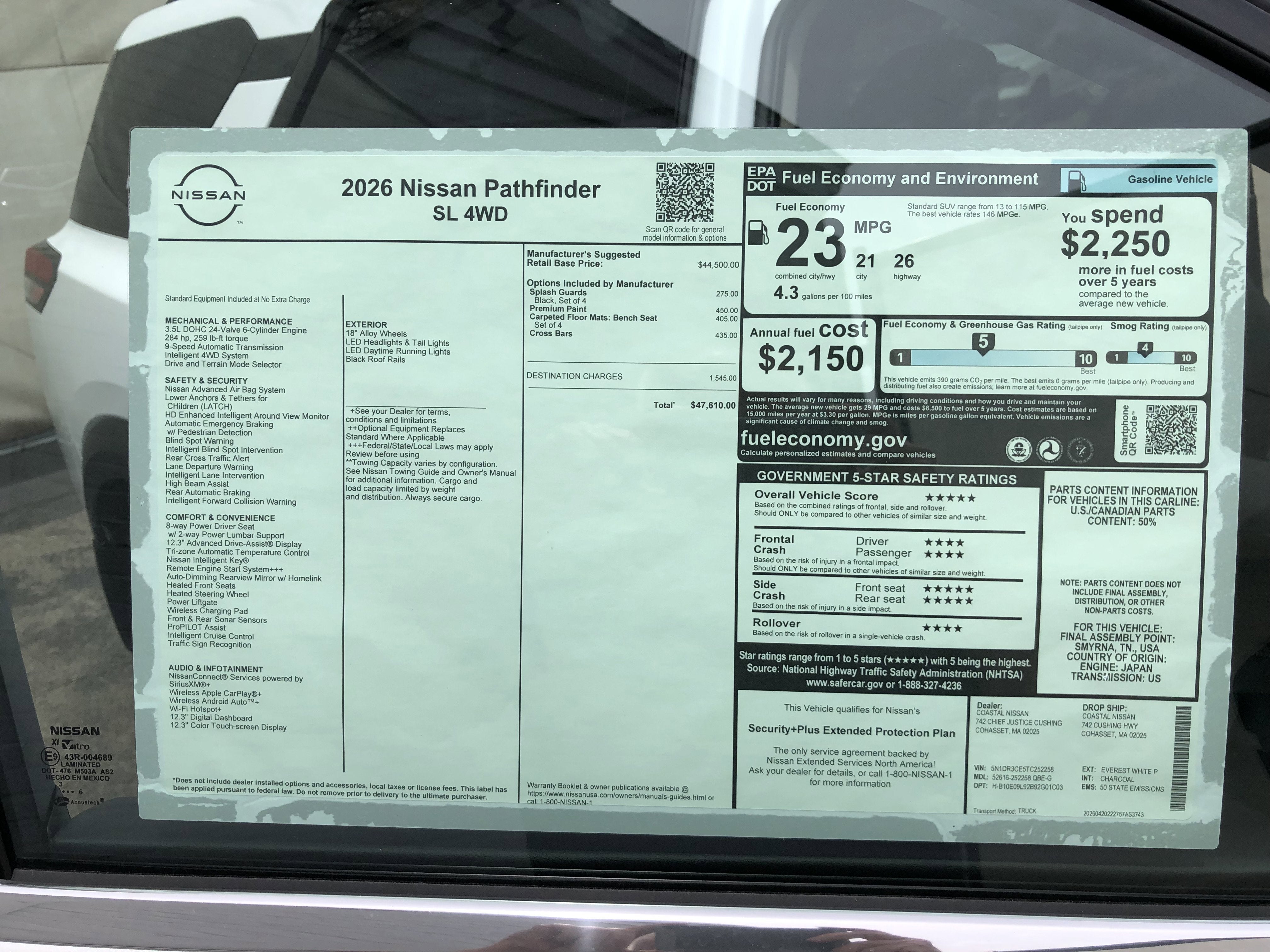 2026 Nissan Pathfinder SL