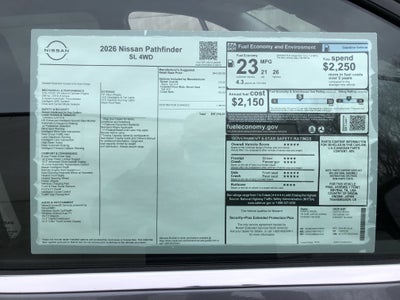 2026 Nissan Pathfinder SL